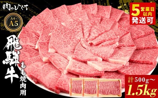 
                  選べる！ 飛騨牛 もも 焼肉用 500g～1.5kg A5 A4 国産 牛 冷凍 和牛 牛肉 もも肉 モモ 焼き肉 やきにく 赤身 ギフト 贈答 おすすめ BBQ バーベキュー キャンプ にく お肉 肉 東白川村 岐阜 飛騨 霜降り 肉のひぐち
                