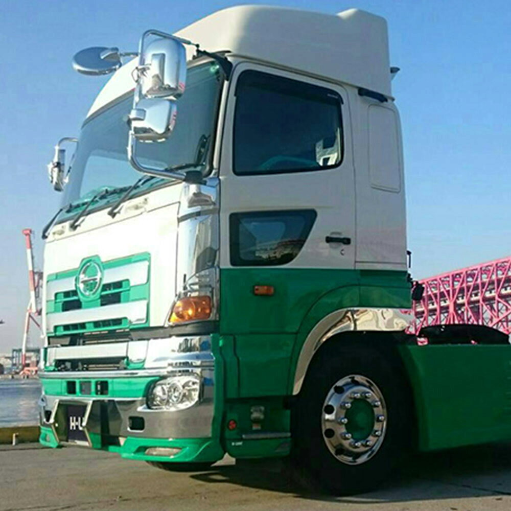 【ふるさと納税】 HINO グランドプロフィア 後期 フロントスポイラー（タイプ1） 3Pセット 後期モデル用 フロントスポイラー スポイラー 大型トラック用 トラック用品 FRP素材 カスタム パーツ エアロパーツ 部品 Grand Profia 大阪府 熊取町 送料無料