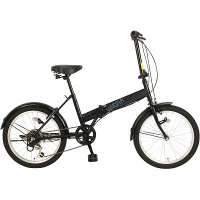 ふるさと納税 四日市市 オリタタミ自転車20インチ　6段変速　ヴェルディア　ブラック