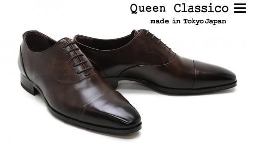クインクラシコ 革靴 25004S〈ダークブラウン〉(サイズ：26.0cm)