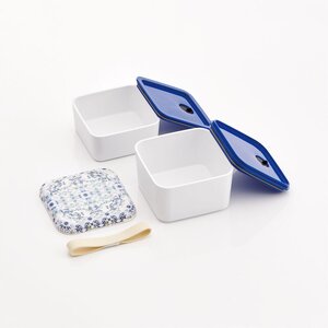 弁当箱 おしゃれ かわいい 弁当箱 スケーター ランチボックス 弁当箱 ブルー 2段 600ml 弁当箱 ランチボックス 奈良県 奈良市 奈良 なら 弁当箱 ランチボックス 6-067