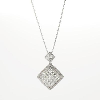 ふるさと納税 泉佐野市 アルカンシェル プラチナダイヤペンダント【鑑別書付き】J008-4 |  | 01