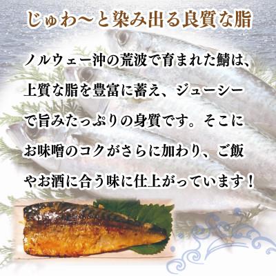 ふるさと納税 泉佐野市 【2025年10月下旬発送】上質脂が乗った 鯖西京漬! 005A086 |  | 02