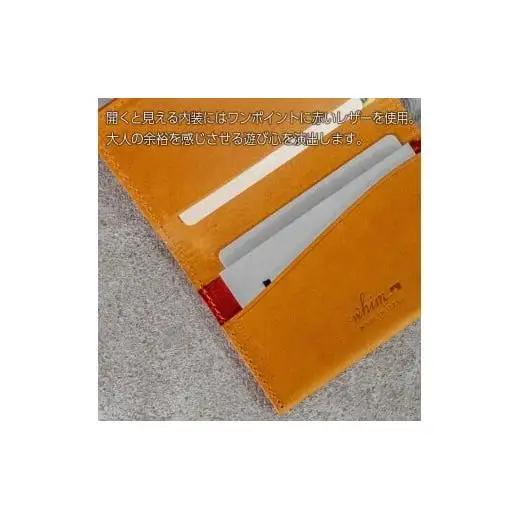 薄型名刺入れ Andy 日本製 革製品 本革 レザー 手作り キャメル