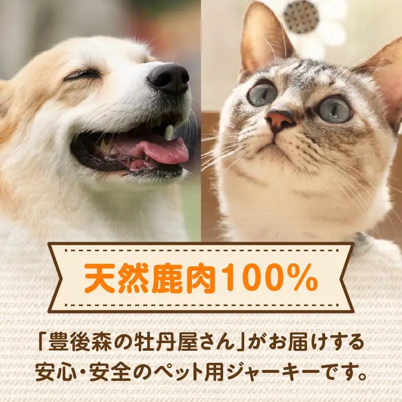 【ペットフード（犬・猫用）】 鹿肉ジャーキー 50g×1パック R15014