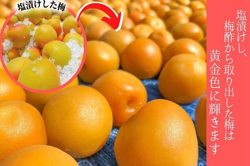 無添加  白干梅（小粒800g）紀州南高梅【梅農家厳選　手づくり梅干】