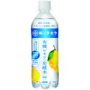 【ふるさと納税】ダイドードリンコ　和ノチカラ　有機レモン使用炭酸水500ml×24本【1513372】