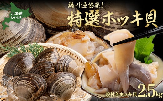 鵡川漁協発!特選ホッキ貝(3kg)