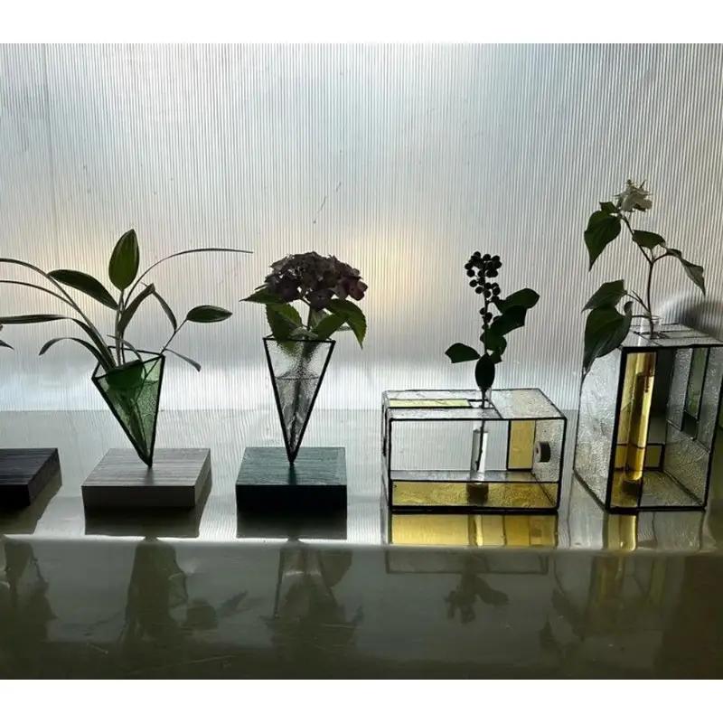 花瓶 四角ボックス花器 一輪挿し｜花瓶