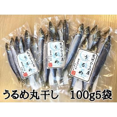 ふるさと納税 熊野市 熊野の老舗干物屋　畑辰商店【うるめ丸干し☆100g入り】×5袋