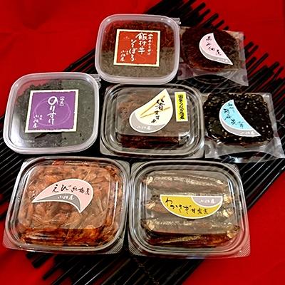 ふるさと納税 土浦市 【土浦名産品】創業大正5年 佃煮とうなぎの小松屋-人気佃煮7点セット