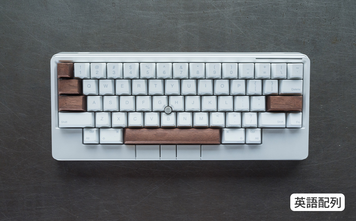 HHKB Studio専用 木製キートップ 英語配列 ウォールナット ／ HHKB Studio キートップ 木製キーボード ウォールナット 無垢材 キーキャップ 高級キーボード カスタムキーボード 
