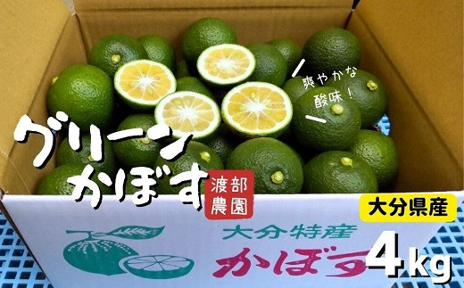 【先行予約】かぼす （4kg） かぼす カボス 大分のかぼす 柑橘