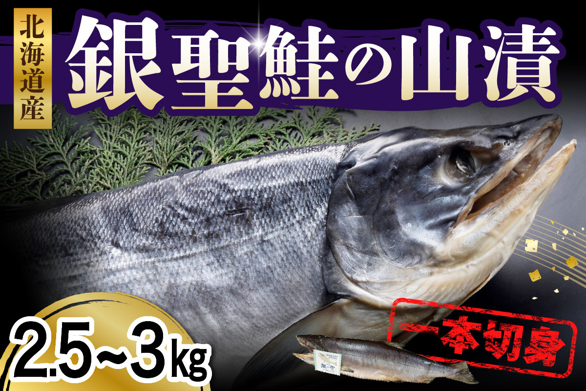 
                  銀聖鮭の山漬け1本切身【er003-024】
                