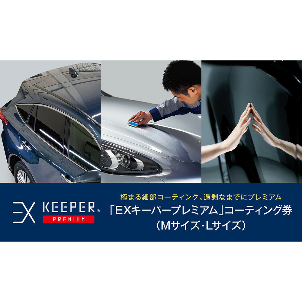 【ふるさと納税】KeePer LABO EXキーパー PREMIUM コーティング 割引券 Mサイズ・Lサイズ | 車 洗車 コーティング キーパー keeper KeePer技研 キーパー技研 コーティング剤 手洗い プロ【地場産品対象分を割引】