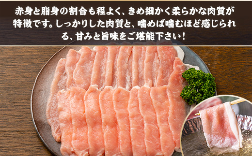 上ロースしゃぶしゃぶ 600g 豚 ロース　AI03
