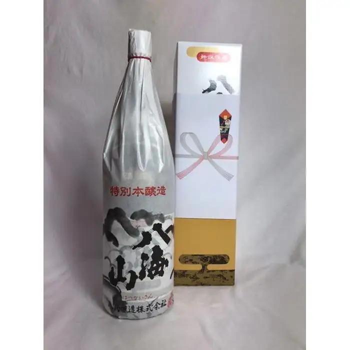 八海山　特別本醸造　1800ml　１本  紙巻きバージョン　化粧箱入り【八海山 特別本醸造 一升瓶 1本 日本酒 1800ml 箱入り 新潟 地酒 厳選 晩酌 熱燗 お酒 酒 さけ お中元 お歳暮 贈
