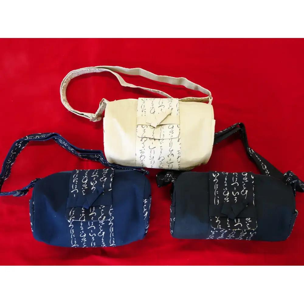 伊達な俵型バッグ（宮城）紺