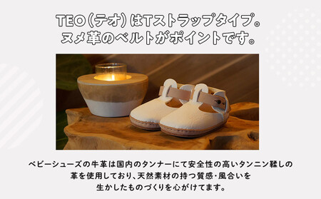 ファーストシューズキット　TEO　【キャメル】名入れプレート付き