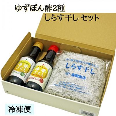 ふるさと納税 高知市 【冷凍】ゆずぽん酢150ml2種・しらす干し250gセット【BS006】