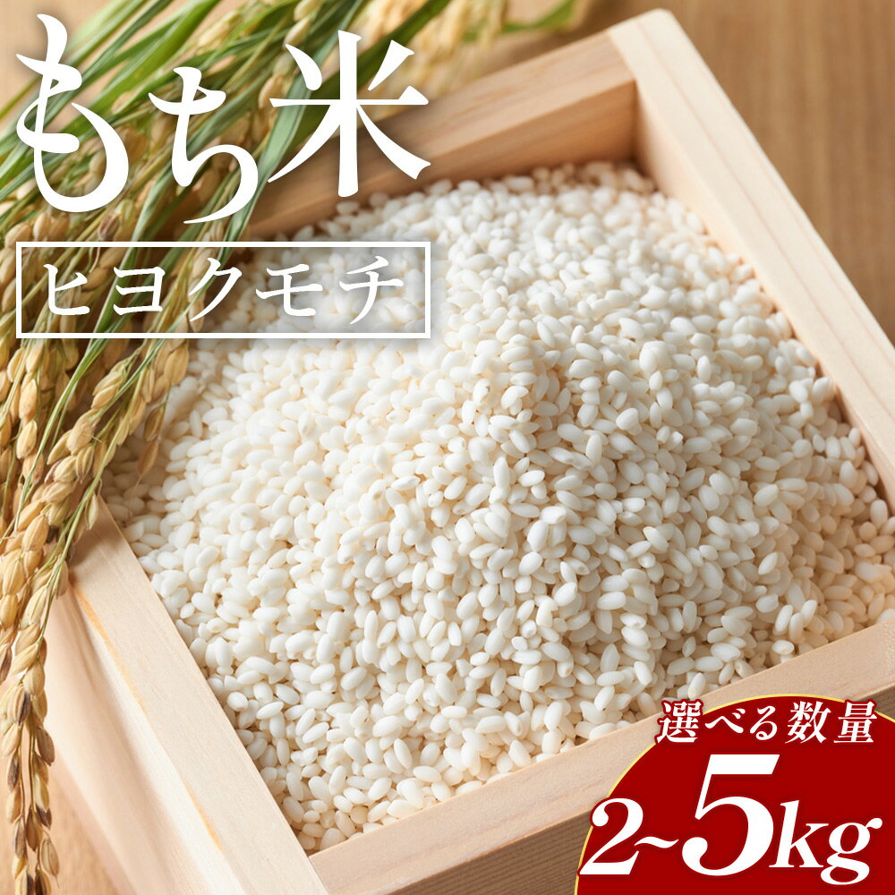 【ふるさと納税】【選べる数量】もち米 2kg/4kg/5kg - 国産 餅 モチ もちもち おもち おこわ おはぎ ぼたもち お雑煮 赤飯 米 お米 アレンジ 調理 高知県 香南市 【常温】 at-0035