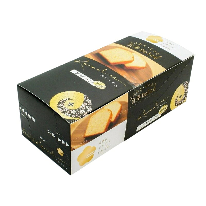 【ふるさと納税】金澤兼六製菓カナルチェプレーンケーキ3ケース（10個入/箱×6箱×3ケース）