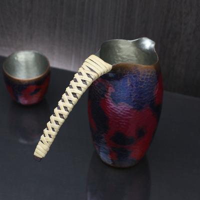 ふるさと納税 弥彦村 百年物語 銅製 茜色-錦-ちろり 手作り 日本酒　冷酒　酒器　伝統 贈答品 新潟県 弥彦村 |  | 02