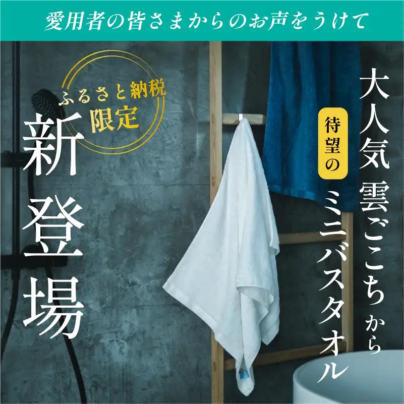 （今治タオル） 雲ごこち ミニバスタオル 4枚セット（オフホワイト）