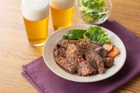 牛ハラミ 1パック 300g 尾野精肉店の牛ハラミ瀬戸内レモン塩だれ｜ 肉 訳あり 小分け 真空パック 冷凍 牛肉 ハラミ 瀬戸内 レモン 塩ダレ 広島県 竹原市　※離島への配送不可