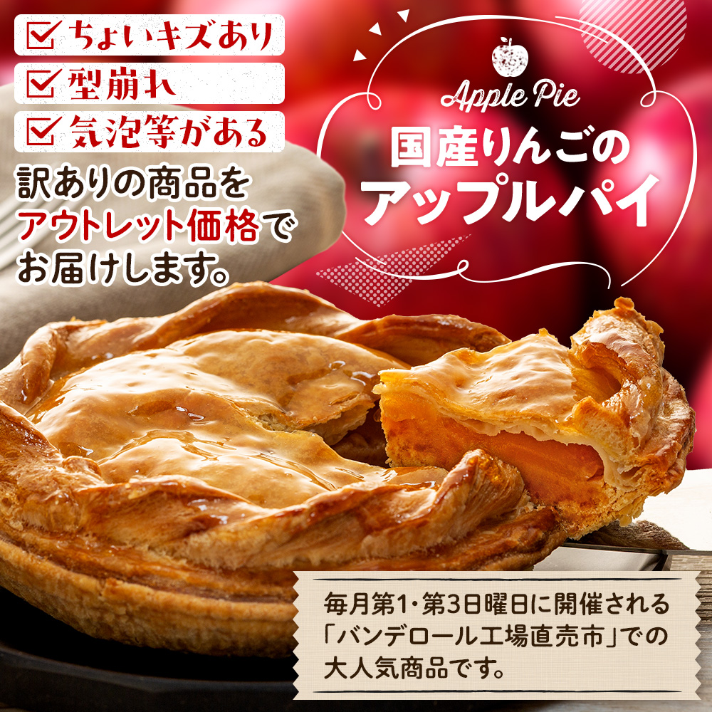 【訳あり】 国産りんご アップルパイ 冷凍 国産 りんご ケーキ スイーツ アップルパイ 沼津市 静岡県 