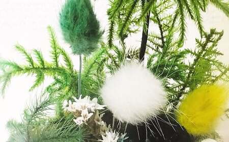 【さとリウム®】プリザーブド加工のテラリウム 春 1セット｜ テラリウム ガラスドーム 苔 こけ コケ 植物 鑑賞用 インテリア 水やり不要