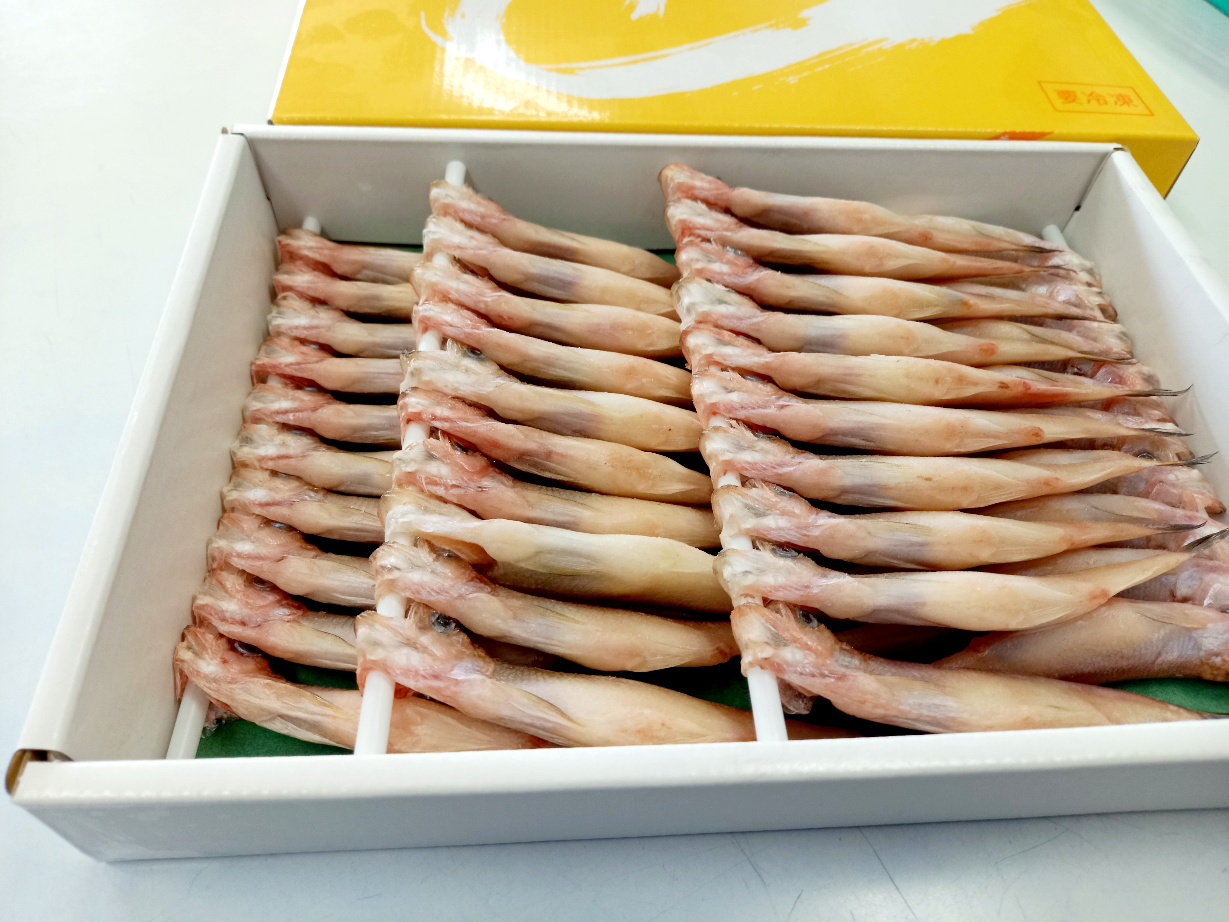 
                  岡嶋水産　生乾しししゃも中メス４０尾【岡嶋水産】(C0043)
                