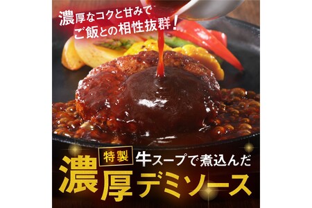 鉄板焼きハンバーグ(2種16個)＆はかた地どり炭火焼(1kg小分け)セット【C-141】牛スープ デミソース ハンバーグ ナチュラルチーズ 湯煎