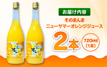 そのまんまニューサマーオレンジジュース 720ml×2本 / 佐賀県 / 山本農園 [41ATBT020]