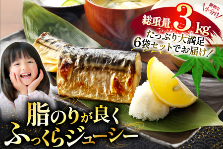 訳あり 骨取り トロ さば 切身 無添加 計3kg (500g×6p) 小分け 無塩