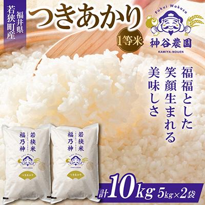 ふるさと納税 若狭町 【令和8年産先行受付】福井県若狭町つきあかり(1等米)　10kg(5kg×2袋)