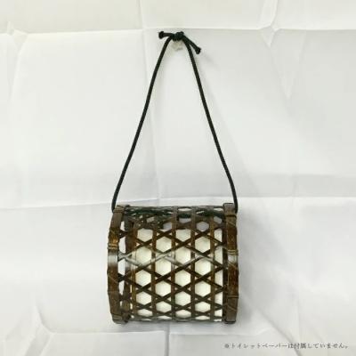 ふるさと納税 四万十市 【ハンドメイド】竹細工 トイレットペーパー入れ大(横)26 |  | 02