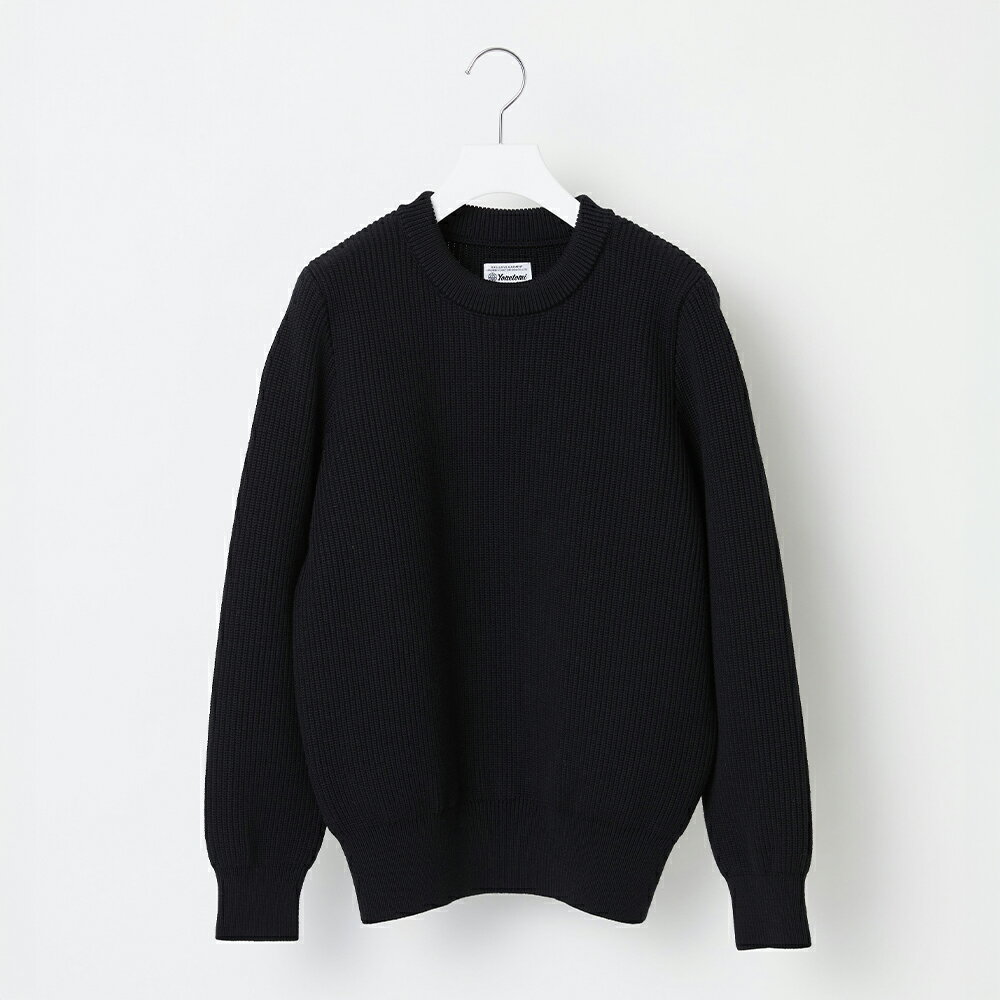 【ふるさと納税】 ≪順次発送≫ EX FINE WOOL RIB KNIT PULLOVER BLACK ブラック 黒 ニットプルオーバー 服 洋服 ユニセックス メンズ レディース ブランド 山形県 山辺町 送料無料 yt-epxxk-sn ※沖縄・離島への配送不可