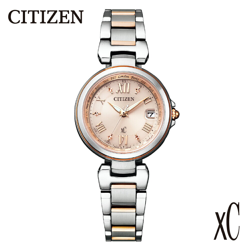 【ふるさと納税】【 CITIZEN 】 クロスシー EC1034-59W シチズン 腕時計 レディース ピンクゴールド 光発電 エコ・ドライブ 防水 ステンレス サファイアガラス メーカー保証 新潟県 妙高市