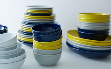 【波佐見ブランド／Common】プレート18cm ネイビー 5枚セット【東京西海】 [DD26]