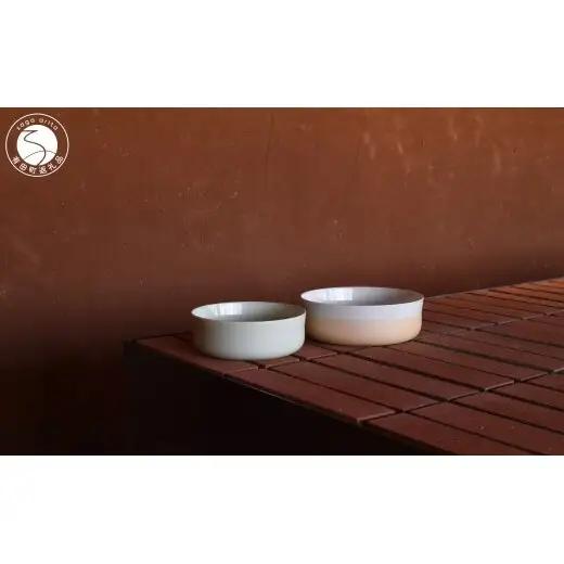 1616/ S&B Bowl 140 Light Green & Bowl 160 White / Light Orange 2点セット【1616/arita japan】有田焼 ショルテン＆バーイングス デザイン オランダ 食器 器 うつわ ボウル 小鉢 パステルカラー ホワイト オレンジ シンプル シック モダン インテリア グリーン ギフト eb052