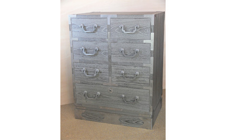 からくり手許箪笥 職人手作りの工芸品《サイズ：W55cm×D39.5cm×H72cm》重さ：約25kg インテリア 加茂市 高橋芳郎タンス店