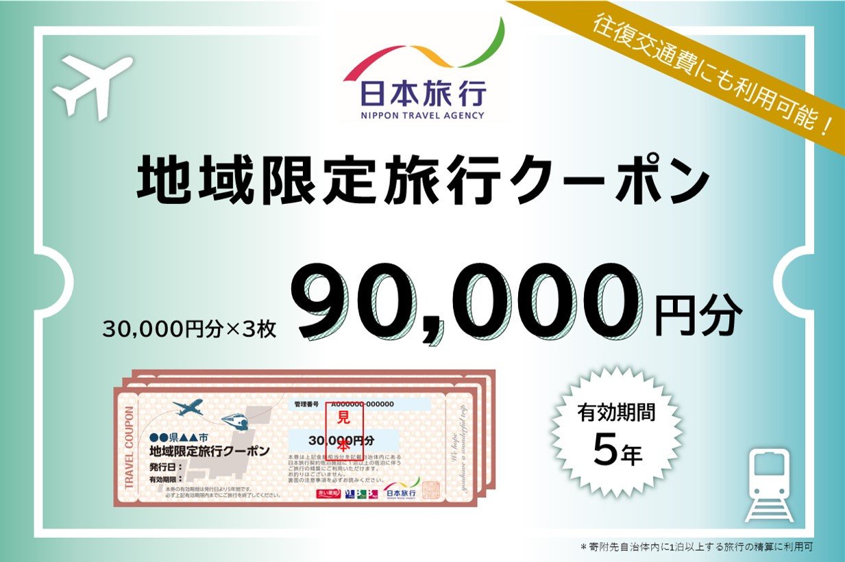 
                  愛知県南知多町 日本旅行 地域限定 旅行クーポン 90,000円分 旅行 旅行券 観光 レジャー 宿泊 アウトドア 温泉 リフレッシュ 家族 友人 カップル 愛知 南知多
                
