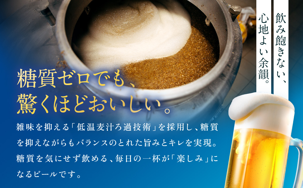 【定期便　6ヶ月間　毎月1ケース】キリン神戸工場産　一番搾り糖質ゼロ 500ml×24本 神戸市 お酒 ビール ギフト