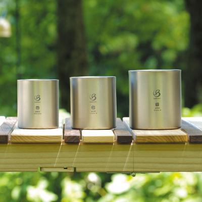 ふるさと納税 三条市 [ベルモント] チタンダブルマグHitoe スタッキング3点セット アウトドア【033S044】 |  | 01