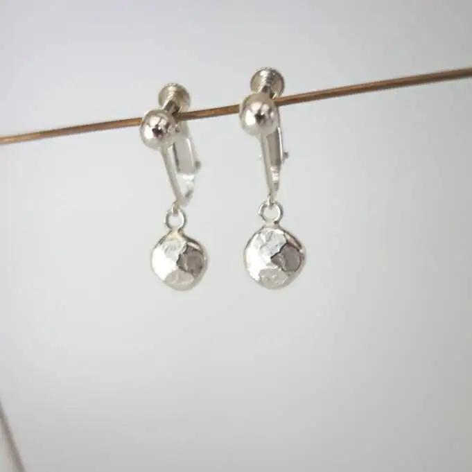 【金工】シンプルなイヤリング