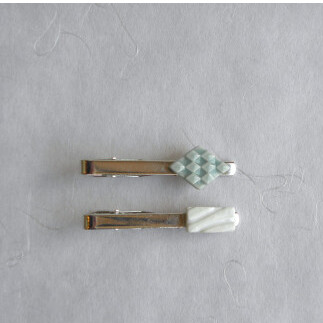 noji(楠 -kusunoki-) 有田焼ネクタイピン2個セット A12-217