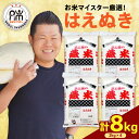 【ふるさと納税】【 令和6年産 新米 】 はえぬき 選べる内容量 計 8kg ( 2kg × 4袋 ) 計 10kg ( 5kg × 2袋 ) 計 20kg ( 5kg × 4袋 ) おうちごはん応援米 2024年産 精米 米 白米 ブランド米 お米マイスター 山形県 米沢市 送料無料