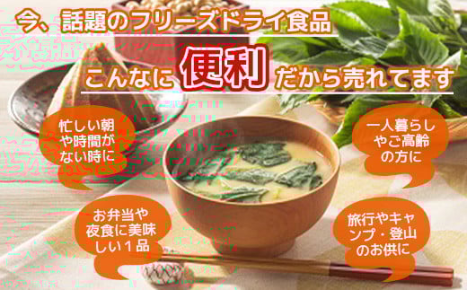 味噌汁 フリーズドライ モロヘイヤ 15食 [タムラ 福岡県 宇美町 um40azp050007] インスタント みそ汁 味噌 みそ お味噌汁 もろへいや メール便