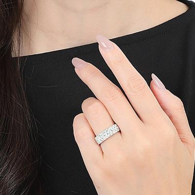 ふるさと納税 富士川町 プラチナ950 ダイヤ1.0ct パヴェ リング R639DI-P2　#8 |  | 03